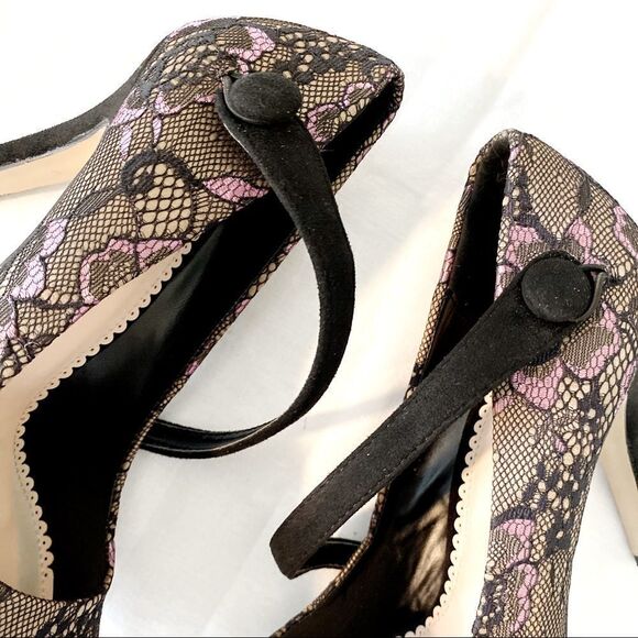 NWOT Madison by Shoe Dazzle Devany Lace Pumps - Picture 3 of 6